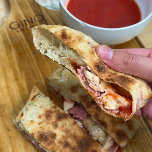 Day 12 - Boxing Day Leftovers Calzone