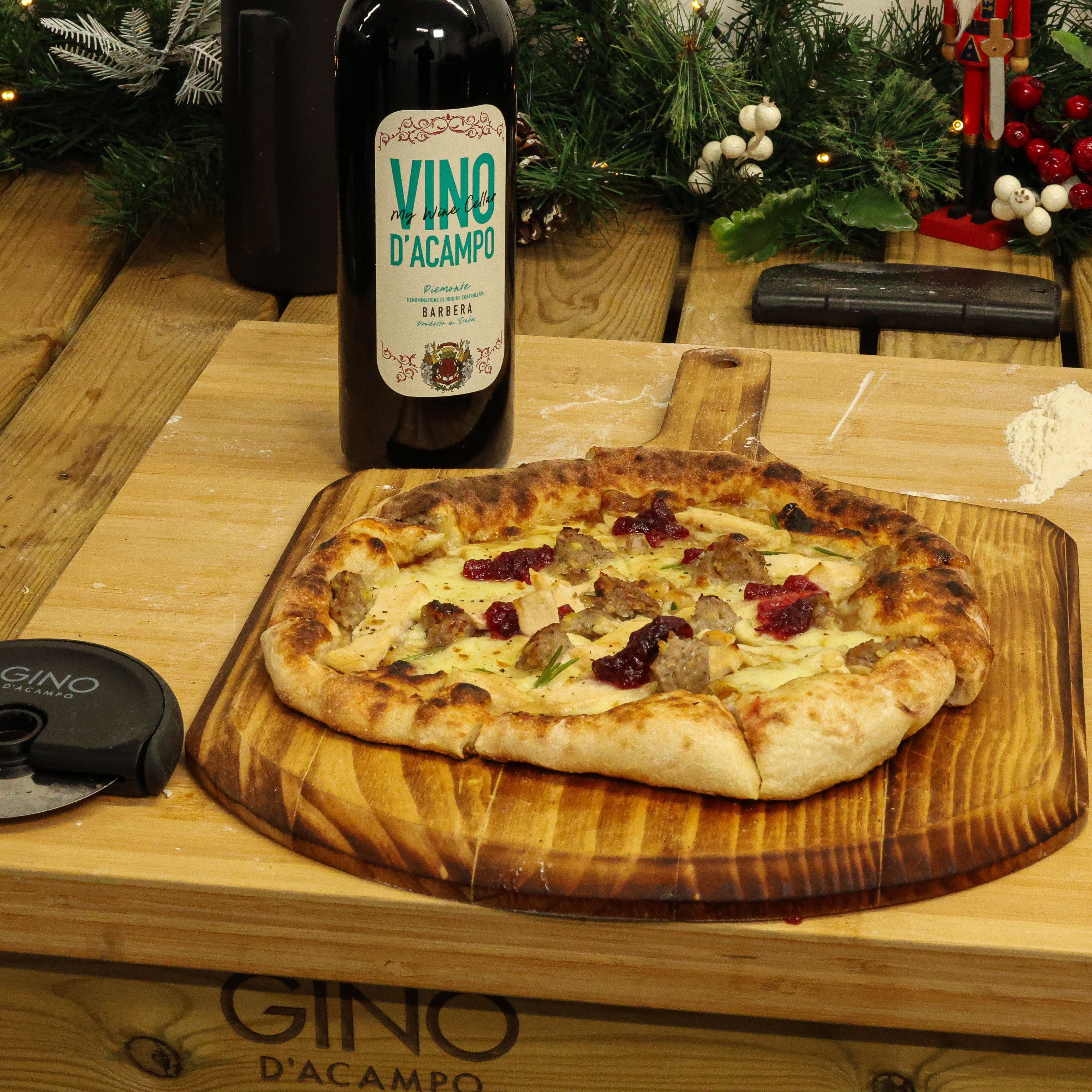 Day 5 - Christmas Turkey, Stuffing & Cranberry Pizza