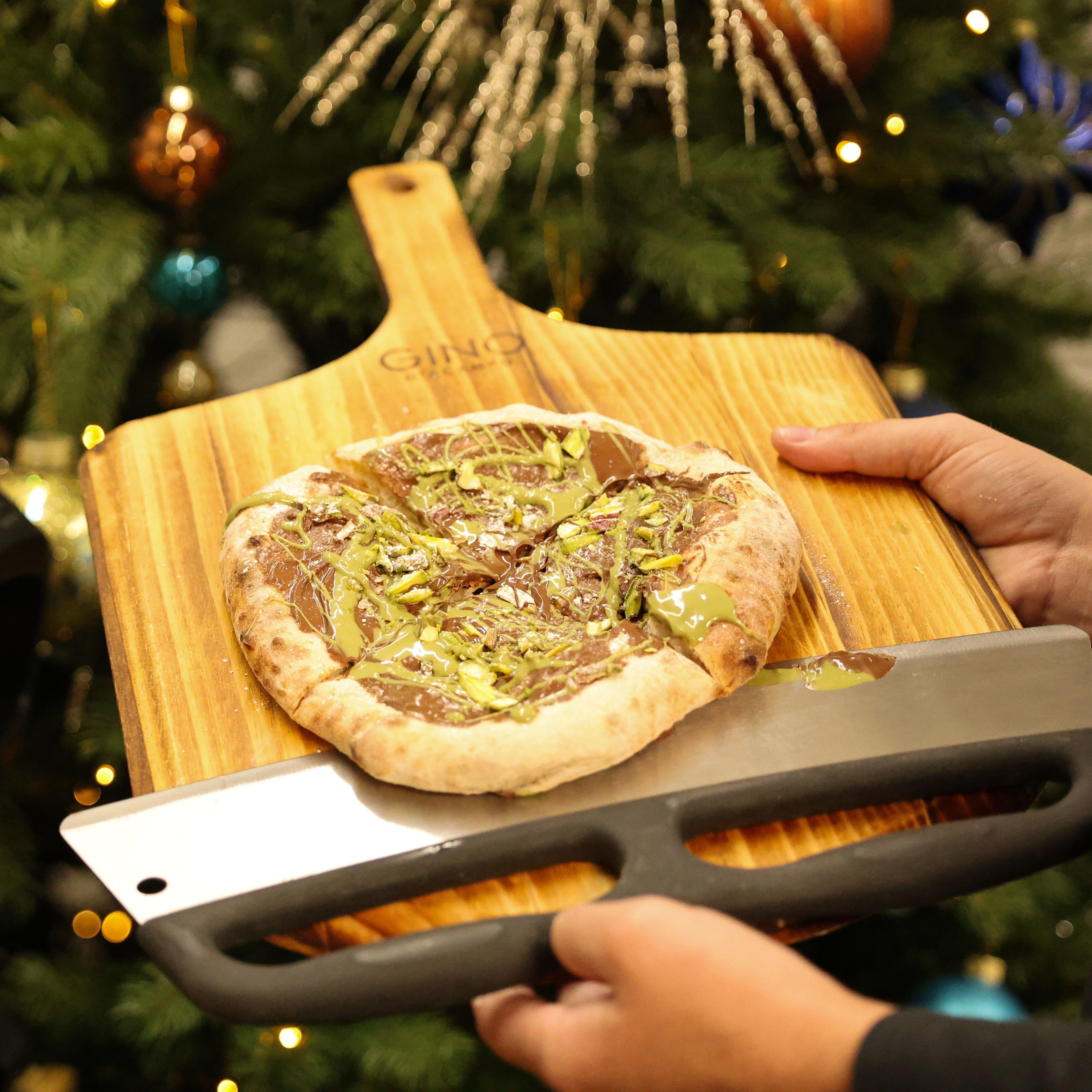 Day 9 - Nutella & Pistachio Dessert Pizza