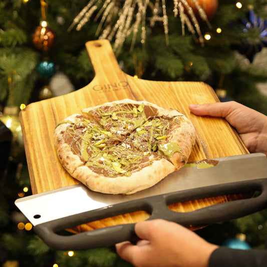 Day 9 - Nutella & Pistachio Dessert Pizza