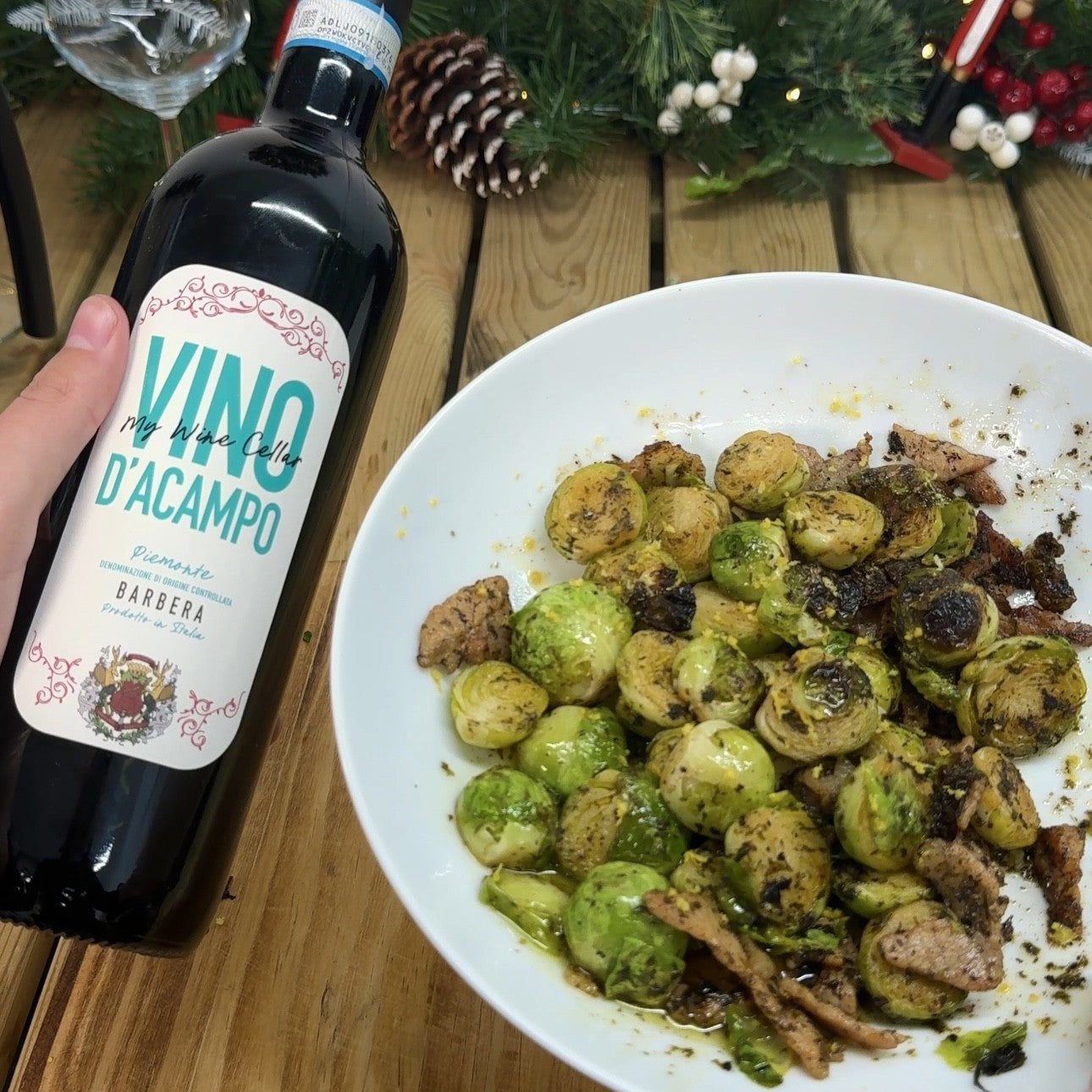 Day 10 - Sprout & Bacon Pan Toss