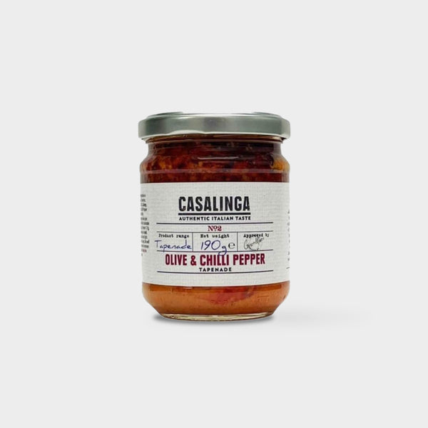 Olive and Chilli Pepper Tapenade 190g BBE: 03/11/23
