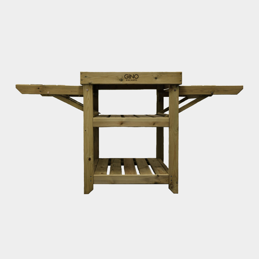 Wooden Pizza Oven Table