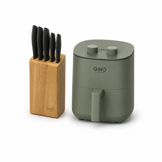 Knife Block & 3L Air Fryer Bundle