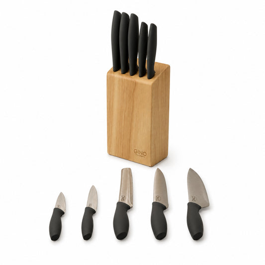 Gino D'Acampo 5 Piece Knife Block Set