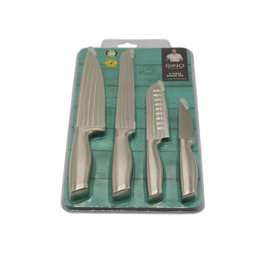 Gino D'Acampo 4 Piece Stainless Steel Knife Set
