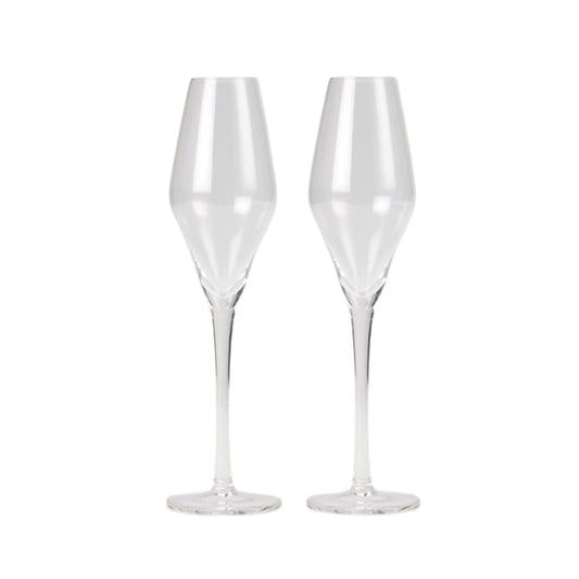 Gino D'Acampo 2 Pack Prosecco Champagne Flute Glasses