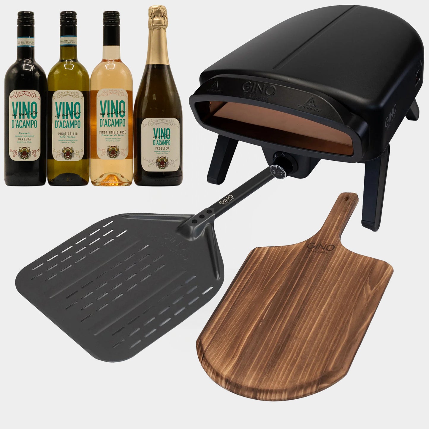 Wine Taster Gas Pizza Oven Bundle