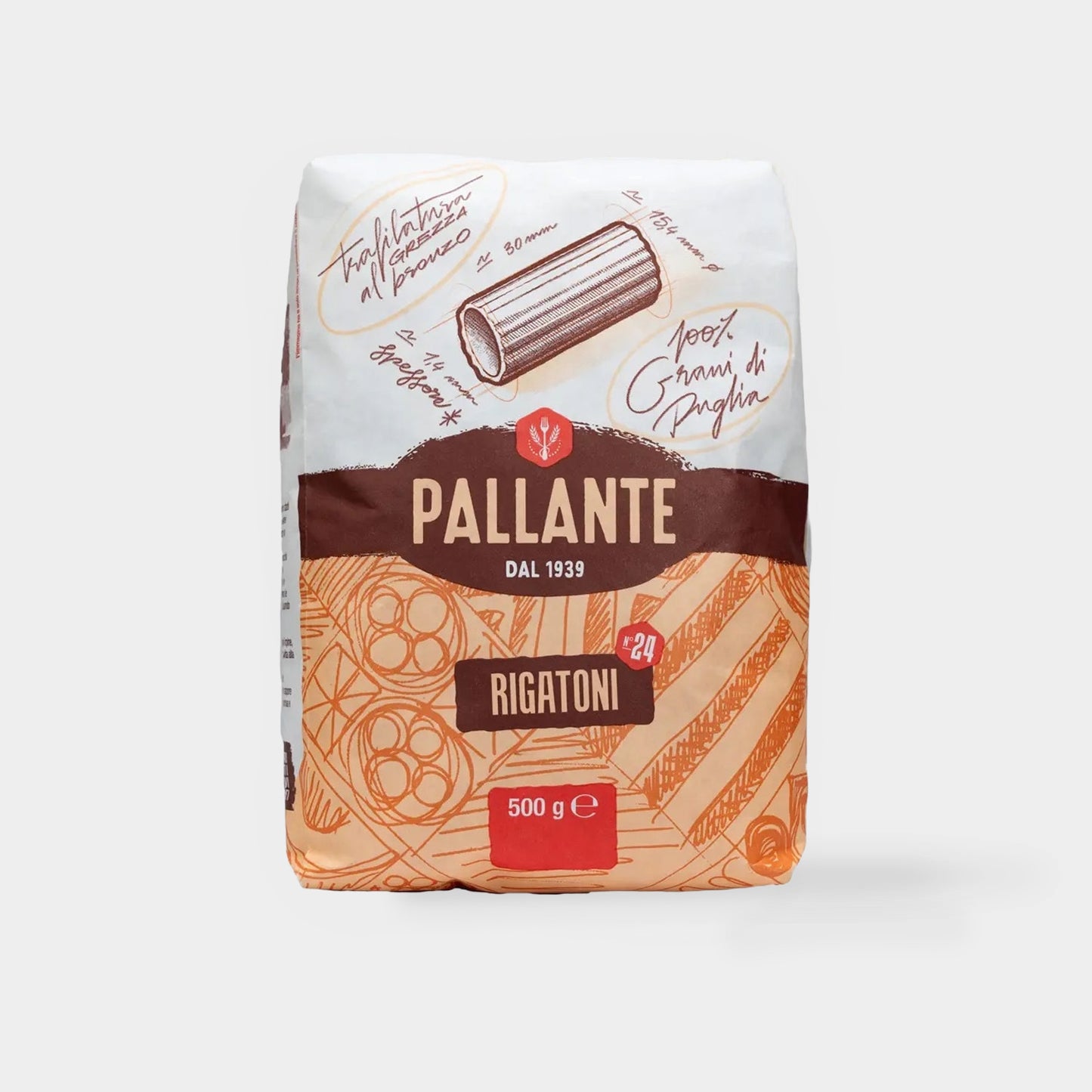 #24 Rigatoni Bronze 500g